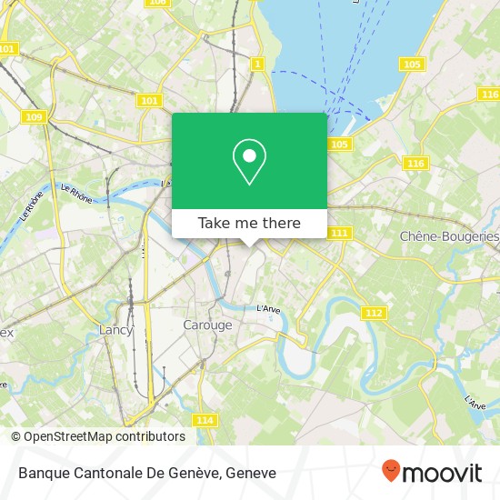 Banque Cantonale De Genève map