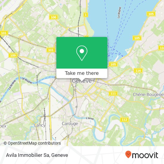 Avila Immobilier Sa map