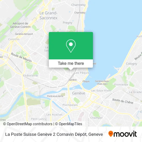 La Poste Suisse Genève 2 Cornavin Dépôt map