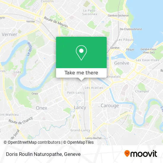 Doris Roulin Naturopathe map