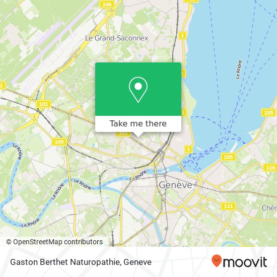 Gaston Berthet Naturopathie map