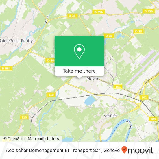 Aebischer Demenagement Et Transport Sàrl Karte
