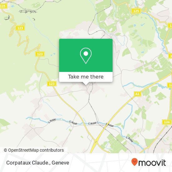 Corpataux Claude. map