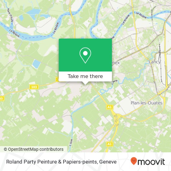 Roland Party Peinture & Papiers-peints map