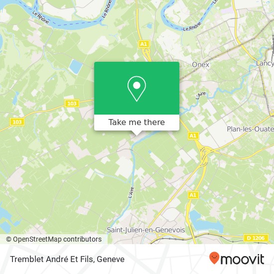 Tremblet André Et Fils map