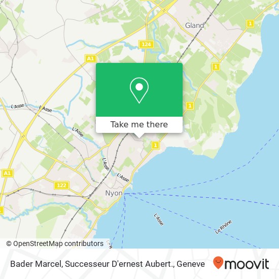 Bader Marcel, Successeur D'ernest Aubert. map