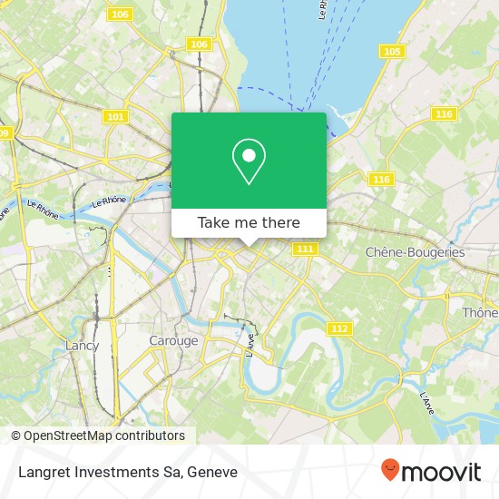 Langret Investments Sa map