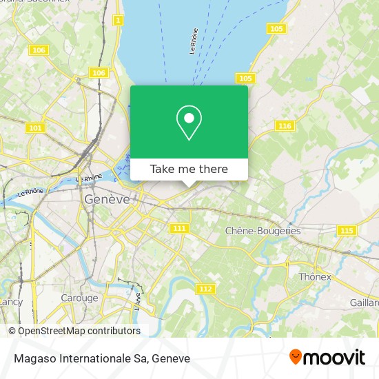 Magaso Internationale Sa map