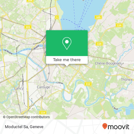 Moductel Sa map