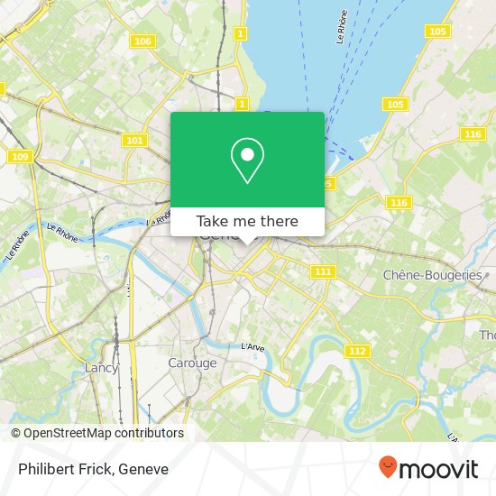 Philibert Frick map