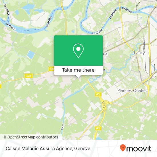 Caisse Maladie Assura Agence map