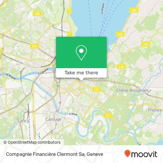 Compagnie Financière Clermont Sa map