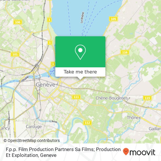 F.p.p. Film Production Partners Sa Films; Production Et Exploitation Karte