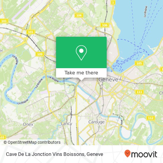 Cave De La Jonction Vins Boissons map