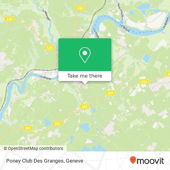 Poney Club Des Granges map