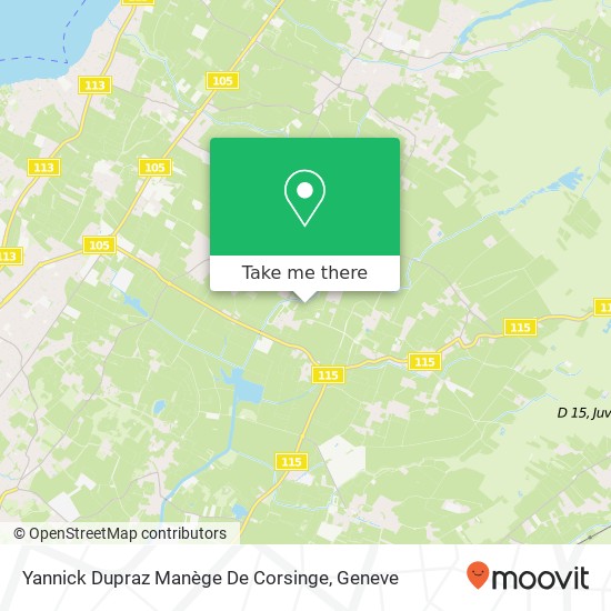 Yannick Dupraz Manège De Corsinge map