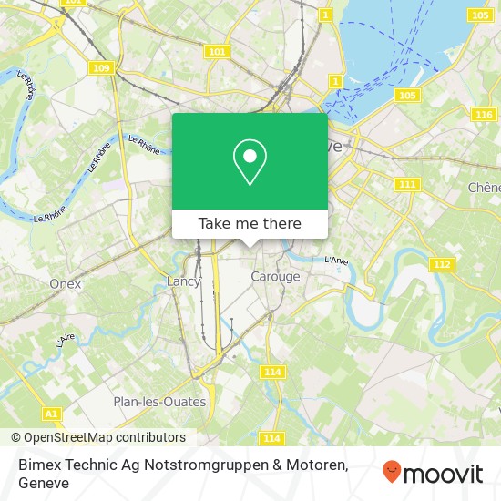 Bimex Technic Ag Notstromgruppen & Motoren map