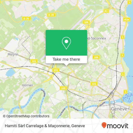 Hamiti Sàrl Carrelage & Maçonnerie map