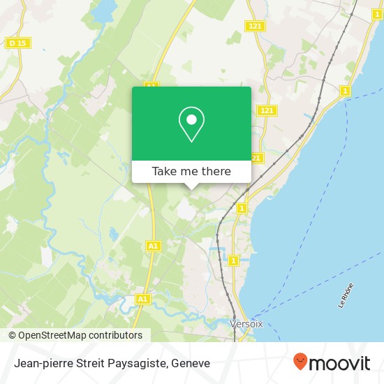 Jean-pierre Streit Paysagiste map