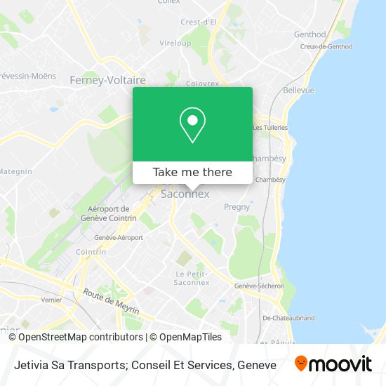 Jetivia Sa Transports; Conseil Et Services map