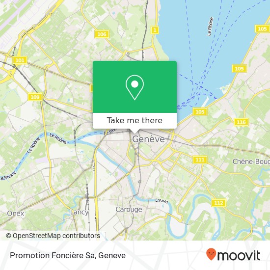 Promotion Foncière Sa map
