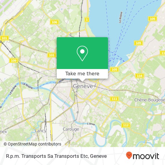 R.p.m. Transports Sa Transports Etc map