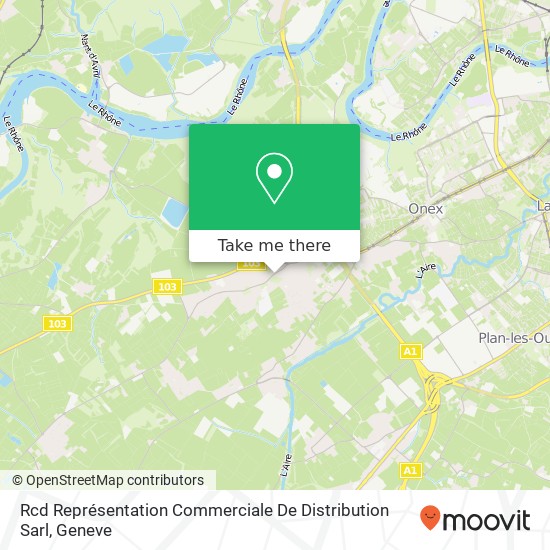 Rcd Représentation Commerciale De Distribution Sarl map
