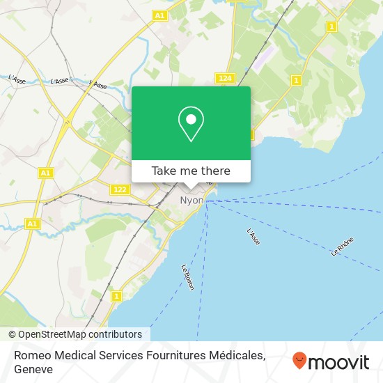 Romeo Medical Services Fournitures Médicales map