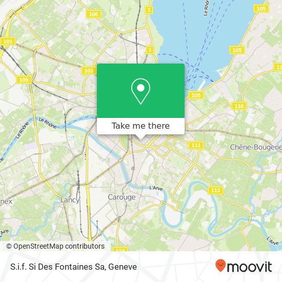S.i.f. Si Des Fontaines Sa map
