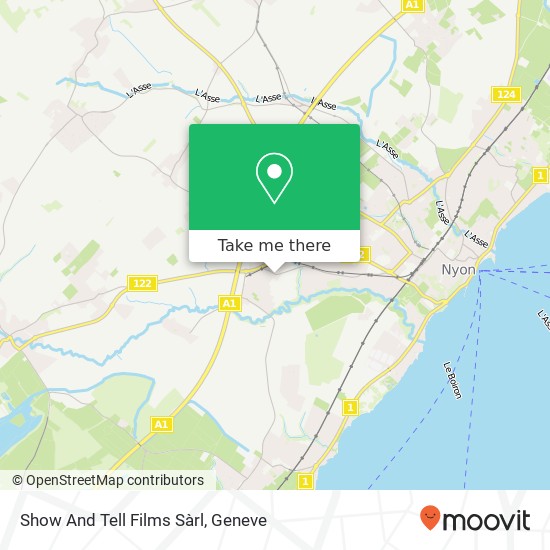 Show And Tell Films Sàrl map
