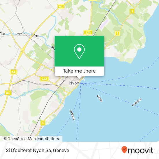 Si D'oulteret Nyon Sa map