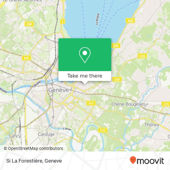 Si La Forestière map