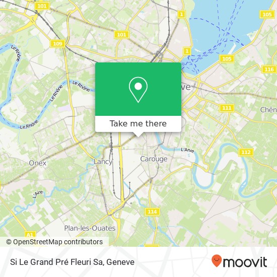 Si Le Grand Pré Fleuri Sa map