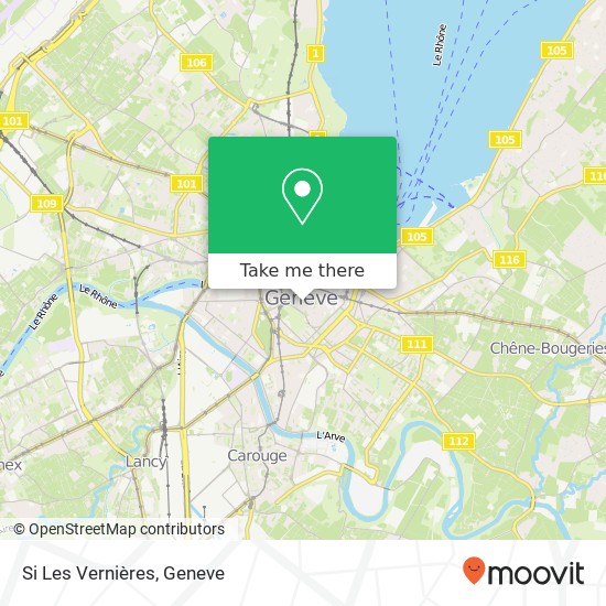 Si Les Vernières map