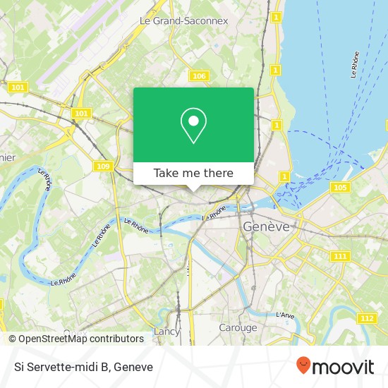 Si Servette-midi B map