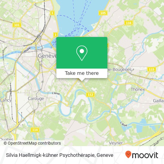 Silvia Haellmigk-kühner Psychothérapie map