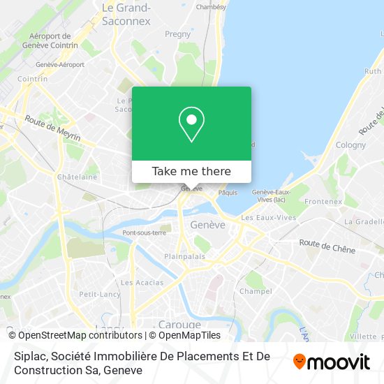 Siplac, Société Immobilière De Placements Et De Construction Sa map