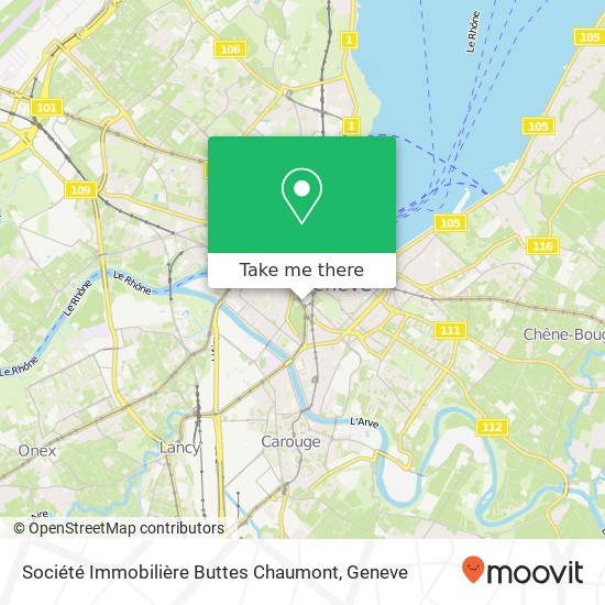 Société Immobilière Buttes Chaumont Karte