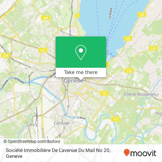 Société Immobilière De L'avenue Du Mail No 20 Karte