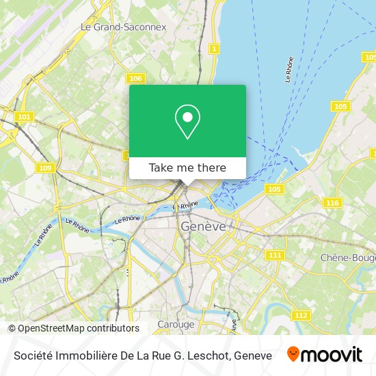 Société Immobilière De La Rue G. Leschot Karte