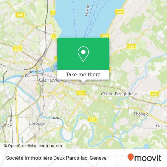Société Immobilière Deux Parcs-lac map