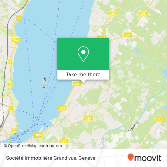 Société Immobilière Grand'vue map