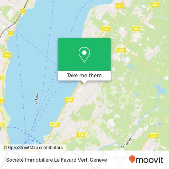 Société Immobilière Le Fayard Vert map