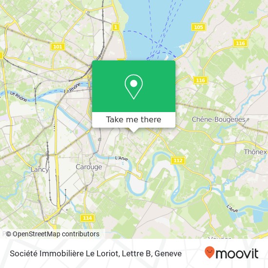 Société Immobilière Le Loriot, Lettre B map