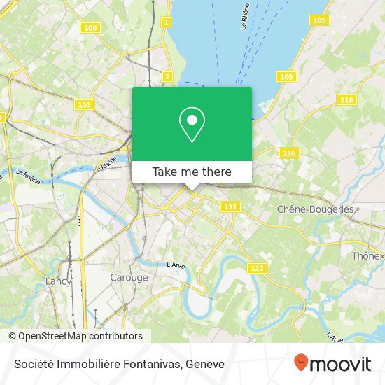 Société Immobilière Fontanivas Karte