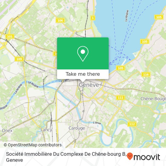 Société Immobilière Du Complexe De Chêne-bourg B map