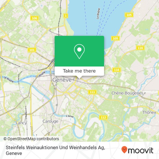 Steinfels Weinauktionen Und Weinhandels Ag map