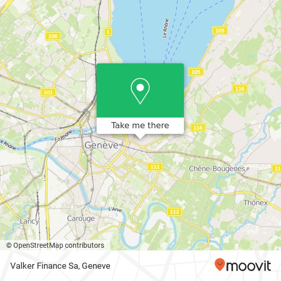 Valker Finance Sa map