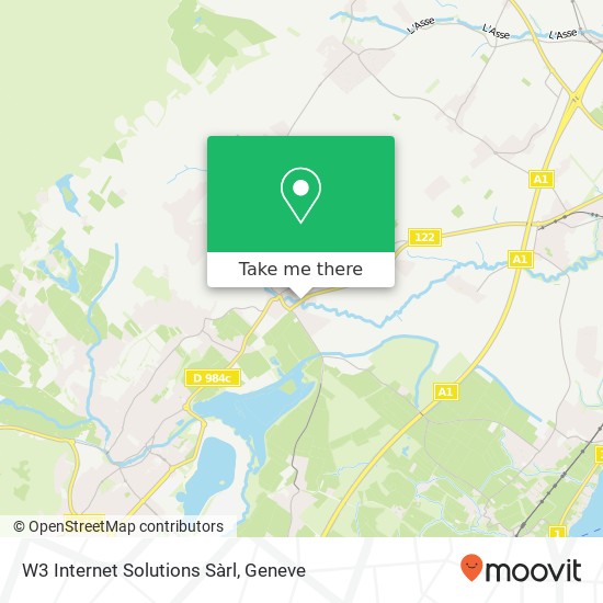 W3 Internet Solutions Sàrl map
