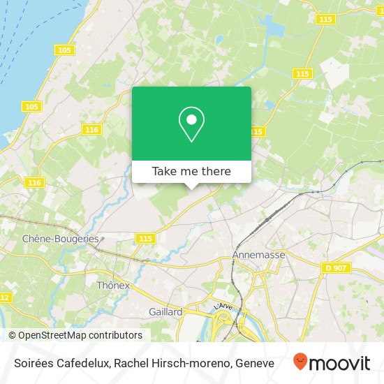 Soirées Cafedelux, Rachel Hirsch-moreno map